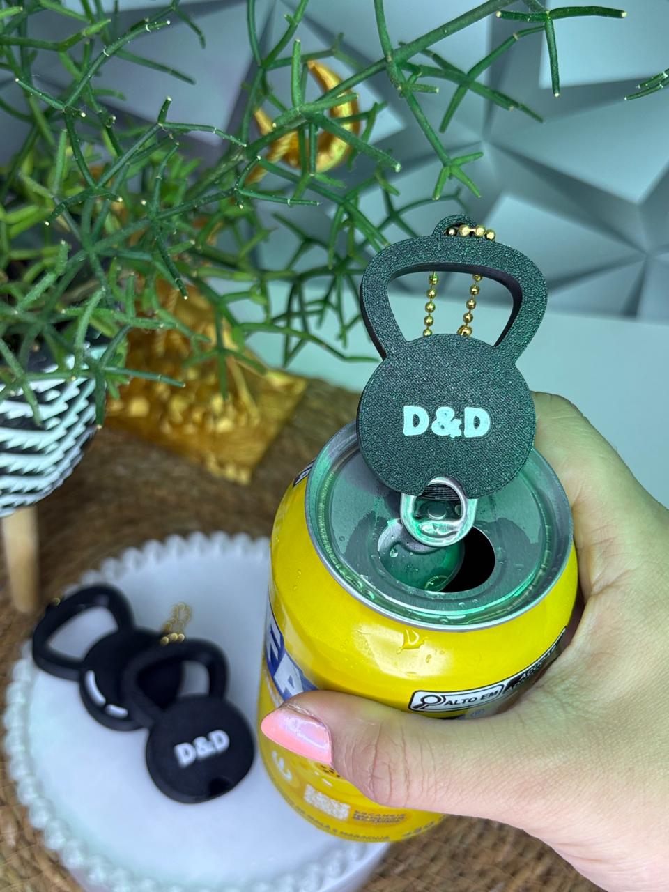 Chaveiro abridor Kettlebell